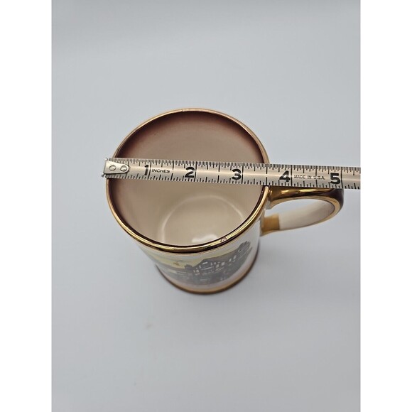 Vintage Tankard by ARTHUR WOOD England Gold Trim "Old Coach House - Bristol" - Picture 8 of 12